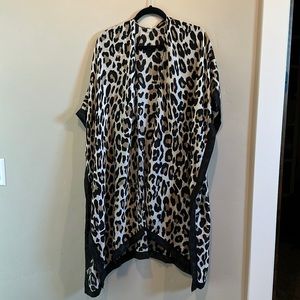 Leopard Print Kimono